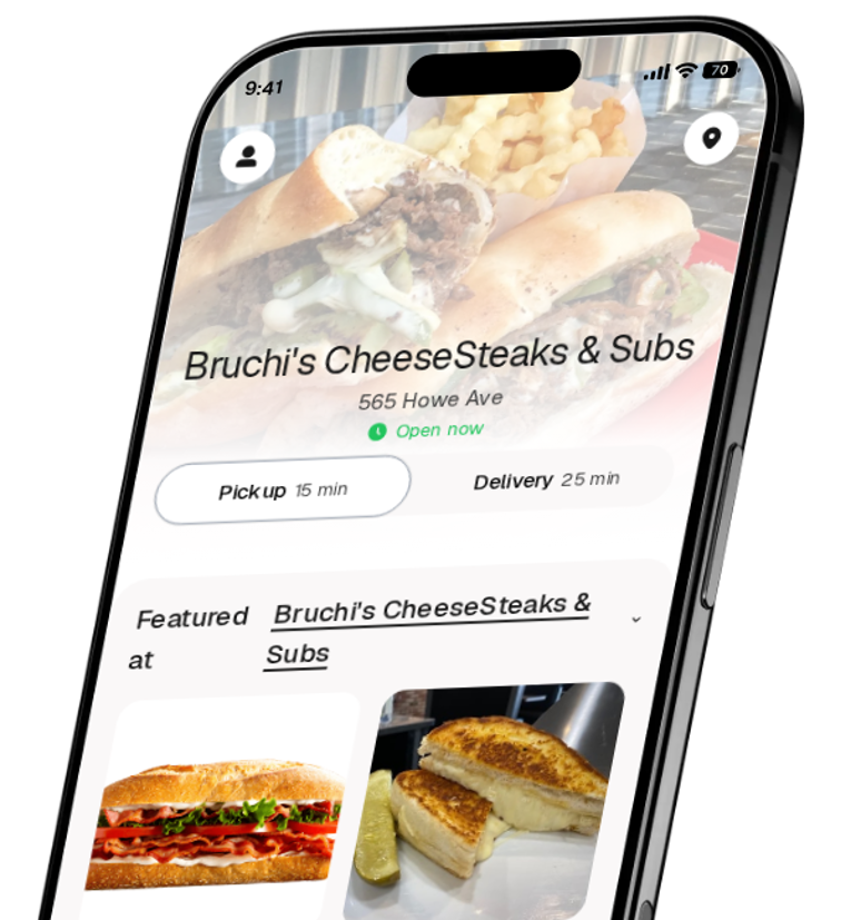 Bruchi's CheeseSteaks & Subs app preview